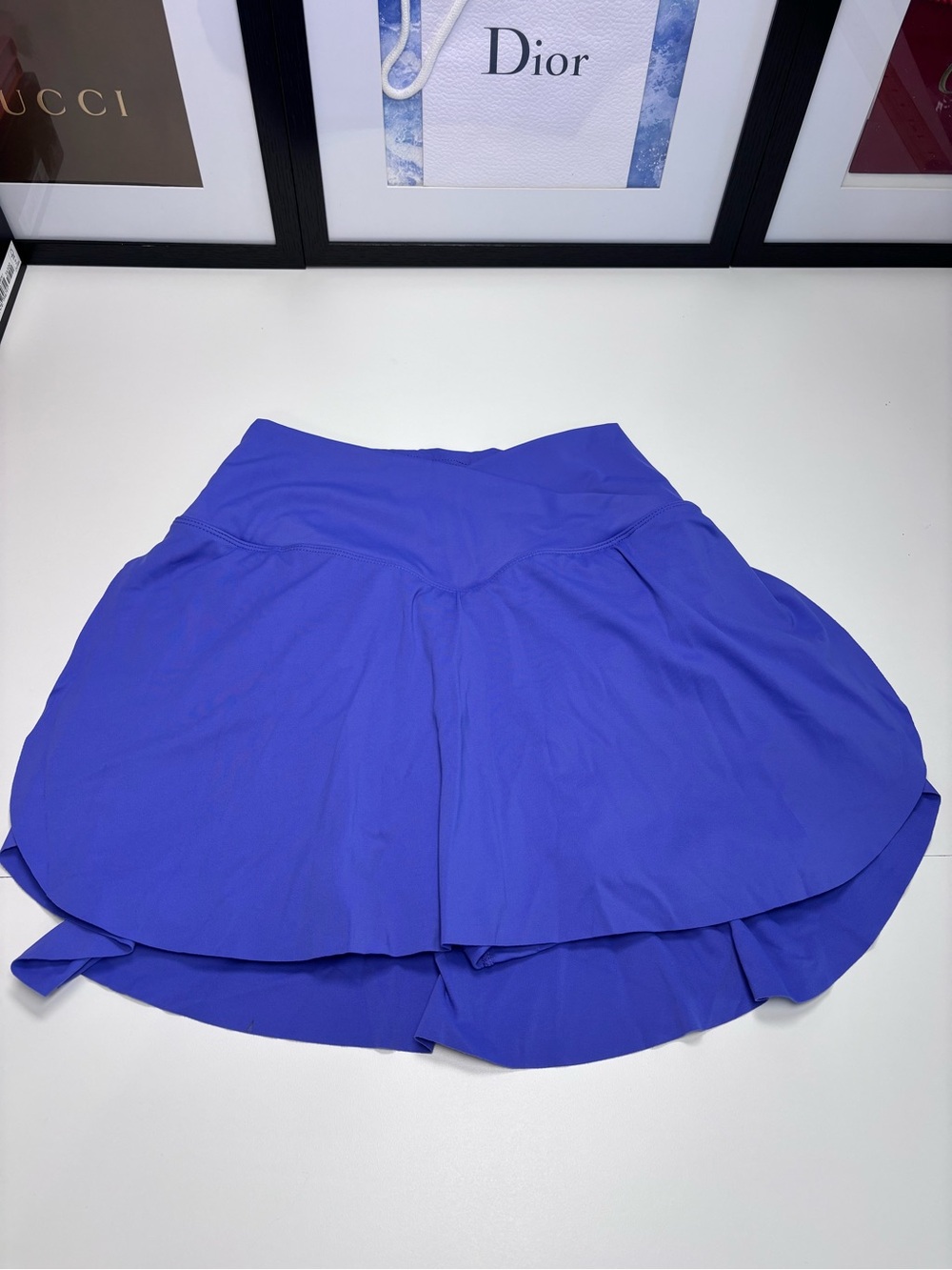 HALARA SoftlyZero Airy Crossover 2 in 1 Tennis Skirt Skort Periwinkle Color S